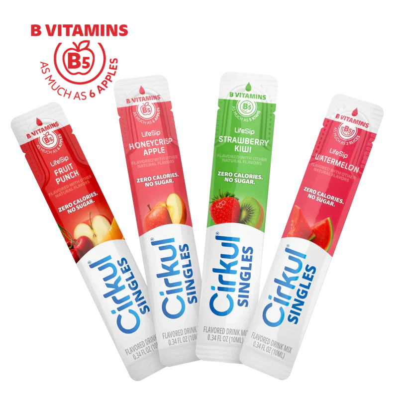 Natural Fruit Flavored 16-Pack Singles LifeSip Bundle TIN3 - Sugar-Free Fruit Flavor Cartridge Refill - Default Title