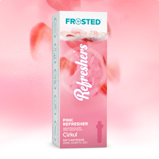 Refreshing Electrolyte Frosted Pink Refresher XVWE - Sugar-Free Fruit Flavor Cartridge Refill - Default Title