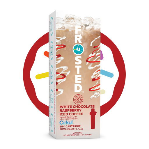 Refreshing Electrolyte Frosted White Chocolate Raspberry Iced Coffee 8KS5 - Sugar-Free Fruit Flavor Cartridge Refill - Default Title