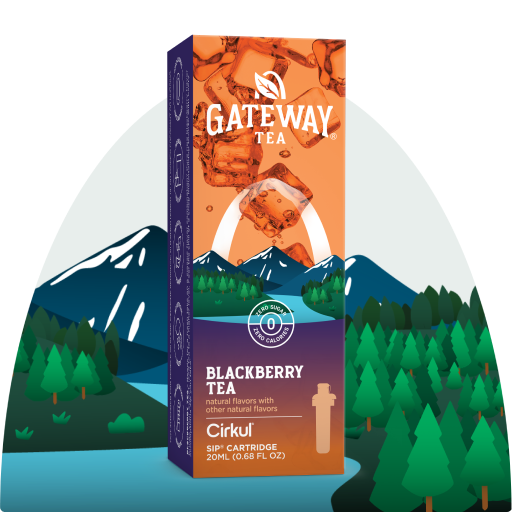 Sugar-Free Gateway Blackberry Tea BDE1 - Zero-Calorie Multi-Flavor Sip Pods for Water Bottle - Default Title