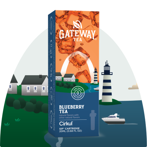 Refreshing Electrolyte Gateway Blueberry Tea BF2I - Sugar-Free Fruit Flavor Cartridge Refill - Default Title