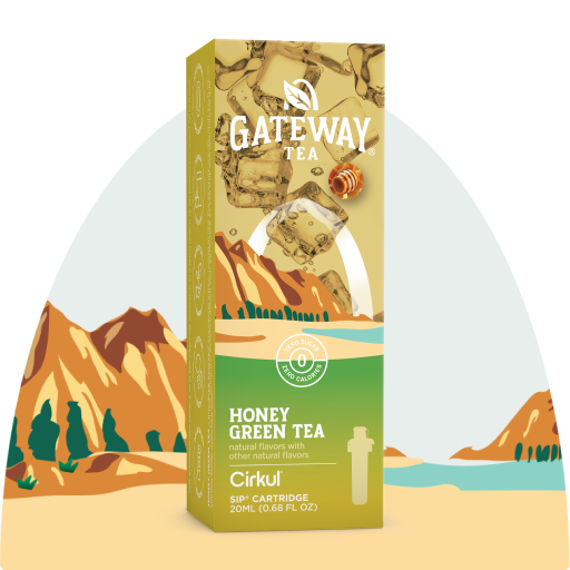 Refreshing Electrolyte Gateway Honey Green Tea D1OV - Zero-Calorie Multi-Flavor Sip Pods for Water Bottle - Default Title