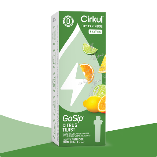 Vitamin-Infused GoSip Citrus Twist V1LS - Zero-Calorie Multi-Flavor Sip Pods for Water Bottle - Default Title