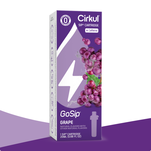 Refreshing Electrolyte GoSip Grape 7BNK - Zero-Calorie Multi-Flavor Sip Pods for Water Bottle - Default Title
