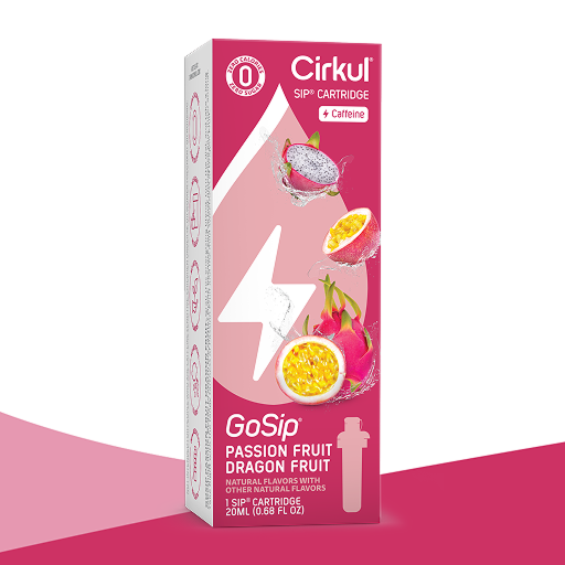 Vitamin-Infused GoSip Passion Fruit Dragon Fruit CWFH - Electrolyte Hydration Enhanced Taste Cartridges - Default Title