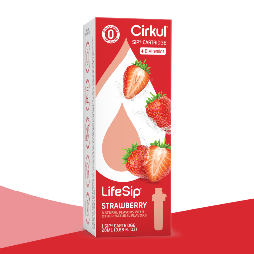 Vitamin-Infused LifeSip Strawberry ZNZ2 - Electrolyte Hydration Enhanced Taste Cartridges - Default Title