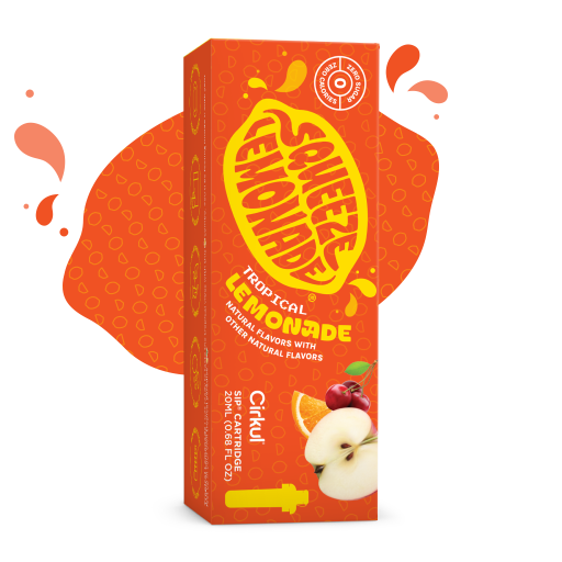 Vitamin-Infused Squeeze Tropical Lemonade YWR0 - Sugar-Free Fruit Flavor Cartridge Refill - Default Title