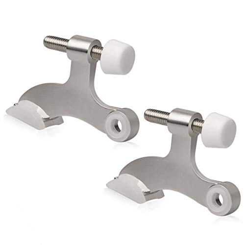 Smart Home 2 Pack Hinge Pin Door Stopper Brushed Satin Nickel - Kit