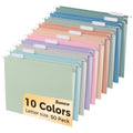 Minimalist SUNEE Hanging File Folders, 50 Pack Letter Size Hanging Essentials