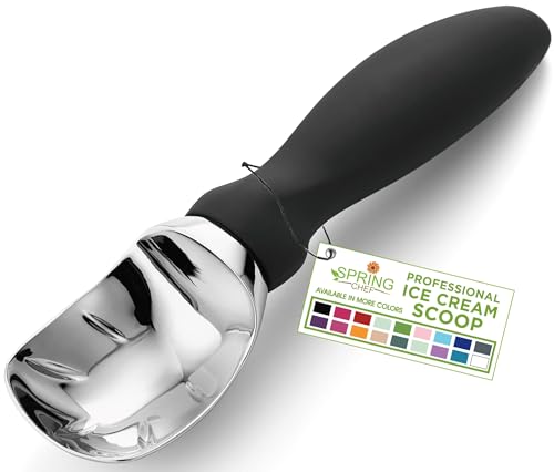 Eco-Friendly Spring Chef Heavy Duty Ice Cream Scoop with Comfortable for Daily Use