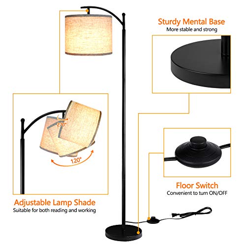 ROTTOGOON Floor Lamp for Living Room with