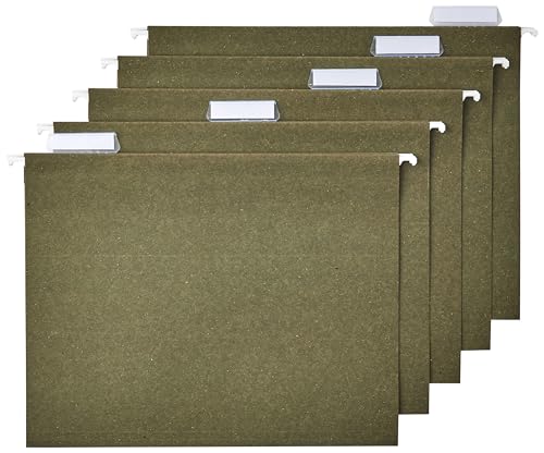 Minimalist Basics Hanging File Folders for Documents, Letter Essentials