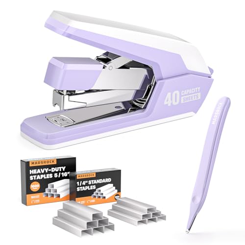 Smart Home MARSROCK Effortless Stapler for Desk with 40-50 Sheet Capacity, 2000