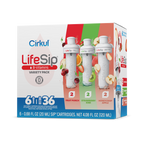 Vitamin-Infused LifeSip 6-Pack Variety Pack PN3A - Electrolyte Hydration Enhanced Taste Cartridges - Default Title