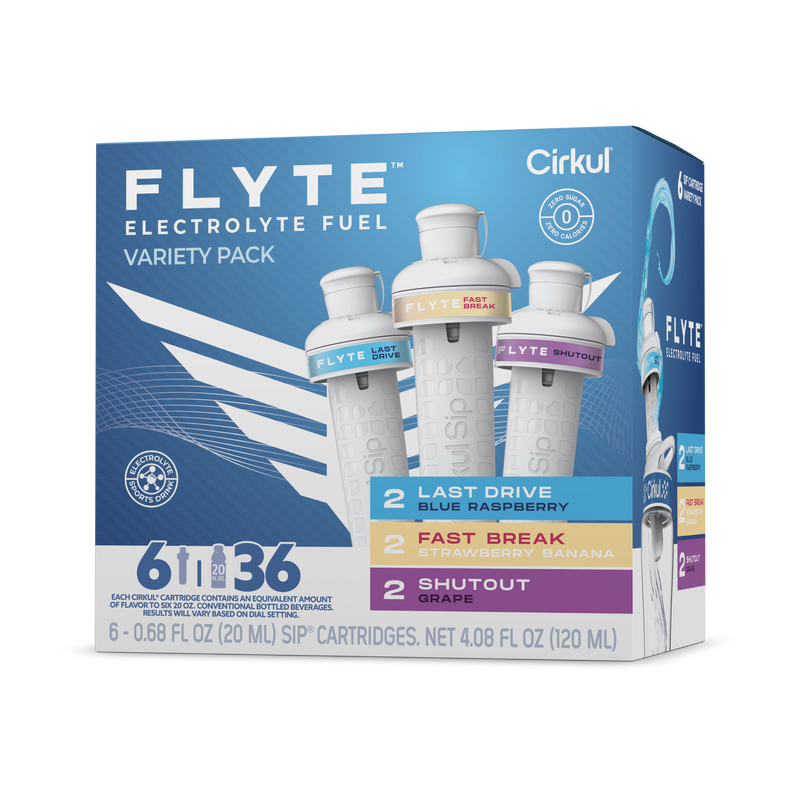 Refreshing Electrolyte Flyte 6-Pack Variety Pack MMZB - Zero-Calorie Multi-Flavor Sip Pods for Water Bottle - Default Title