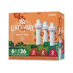 Vitamin-Infused Gateway Tea 6-Pack Variety Pack HM0F - Sugar-Free Fruit Flavor Cartridge Refill - Default Title