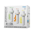 Sugar-Free Puressence 6-Pack Variety Pack 3T3F - Zero-Calorie Multi-Flavor Sip Pods for Water Bottle - Default Title