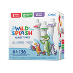 Vitamin-Infused Wild Splash 6-Pack Variety Pack 2TB7 - Sugar-Free Fruit Flavor Cartridge Refill - Default Title