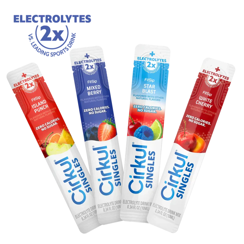 Zero-Calorie 16-Pack  Singles FitSip Bundle J8XB - Sugar-Free Fruit Flavor Cartridge Refill - Default Title