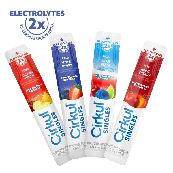 Zero-Calorie 16-Pack  Singles FitSip Bundle J8XB - Sugar-Free Fruit Flavor Cartridge Refill - Default Title