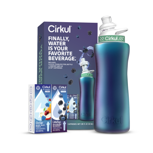 Deliciously Squishy 32oz. Chameleon Stainless Steel Bottle Starter Kit 95KR - Fun Food Fidget Cookie Squishable Toy Detail