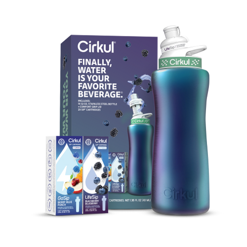 Deliciously Squishy 32oz. Chameleon Stainless Steel Bottle Starter Kit 95KR - Fun Food Fidget Cookie Squishable Toy Detail