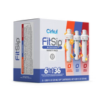 Zero-Calorie FitSip 6-Pack Variety Pack HE3H - Electrolyte Hydration Enhanced Taste Cartridges Detail
