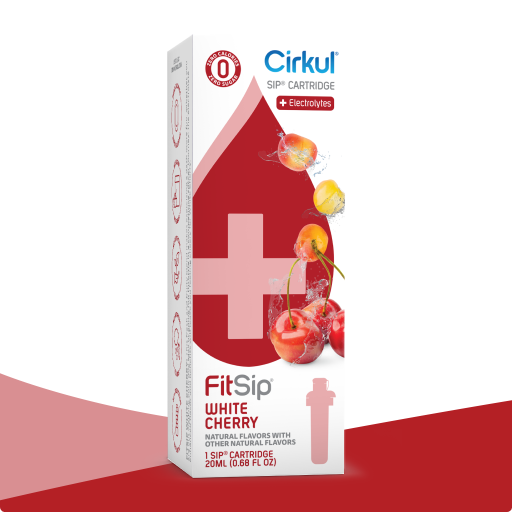 Vitamin-Infused FitSip White Cherry GQ9S - Zero-Calorie Multi-Flavor Sip Pods for Water Bottle - Default Title