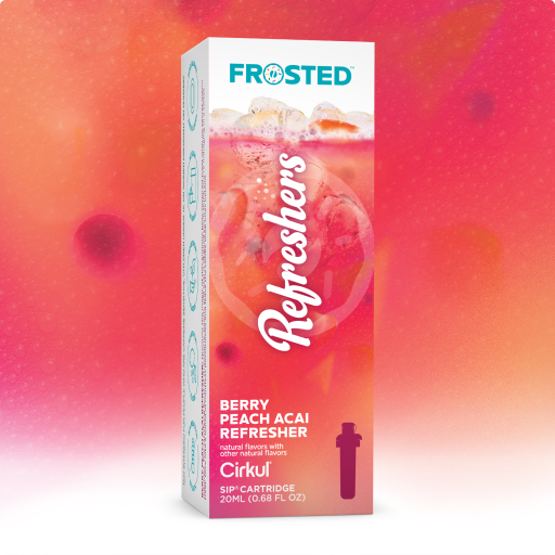 Sugar-Free Frosted Berry Peach Acai Refresher 6837 - Zero-Calorie Multi-Flavor Sip Pods for Water Bottle - Default Title