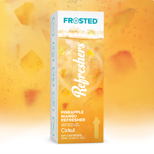 Zero-Calorie Frosted Pineapple Mango Refresher DCGF - Sugar-Free Fruit Flavor Cartridge Refill - Default Title