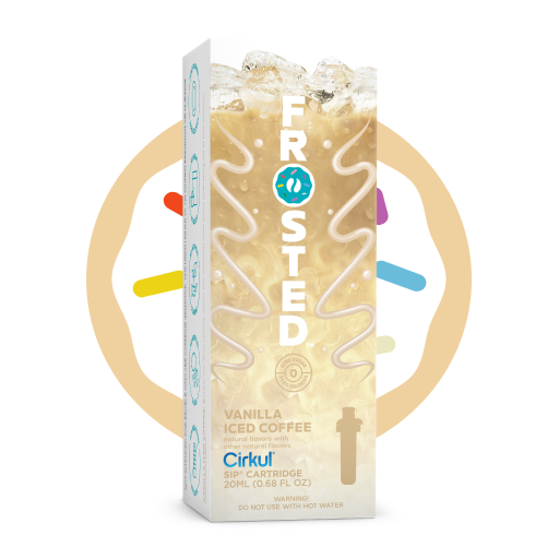 Sugar-Free Frosted Vanilla Iced Coffee A096 - Electrolyte Hydration Enhanced Taste Cartridges - Default Title