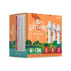 Vitamin-Infused Gateway Tea 6-Pack Variety Pack HM0F - Sugar-Free Fruit Flavor Cartridge Refill Detail