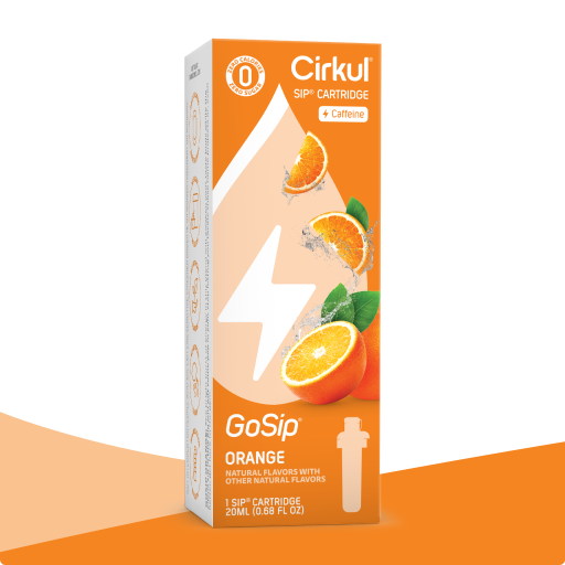 Zero-Calorie GoSip Orange 54P9 - Vitamin-Infused Natural Refreshing Flavor Core - Default Title