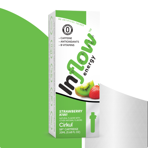 Zero-Calorie Inflow Energy Strawberry Kiwi H4WK - Sugar-Free Fruit Flavor Cartridge Refill - Default Title