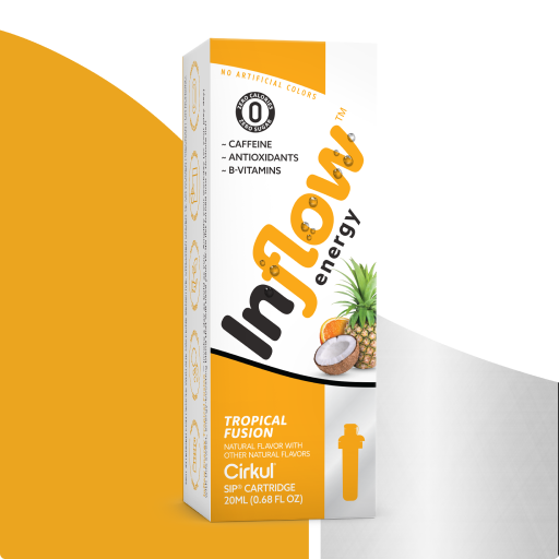 Refreshing Electrolyte Inflow Energy Tropical Fusion ZH2I - Electrolyte Hydration Enhanced Taste Cartridges - Default Title