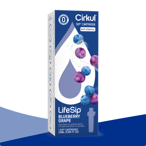 Natural Fruit Flavored LifeSip Blueberry Grape C76C - Sugar-Free Fruit Flavor Cartridge Refill - Default Title