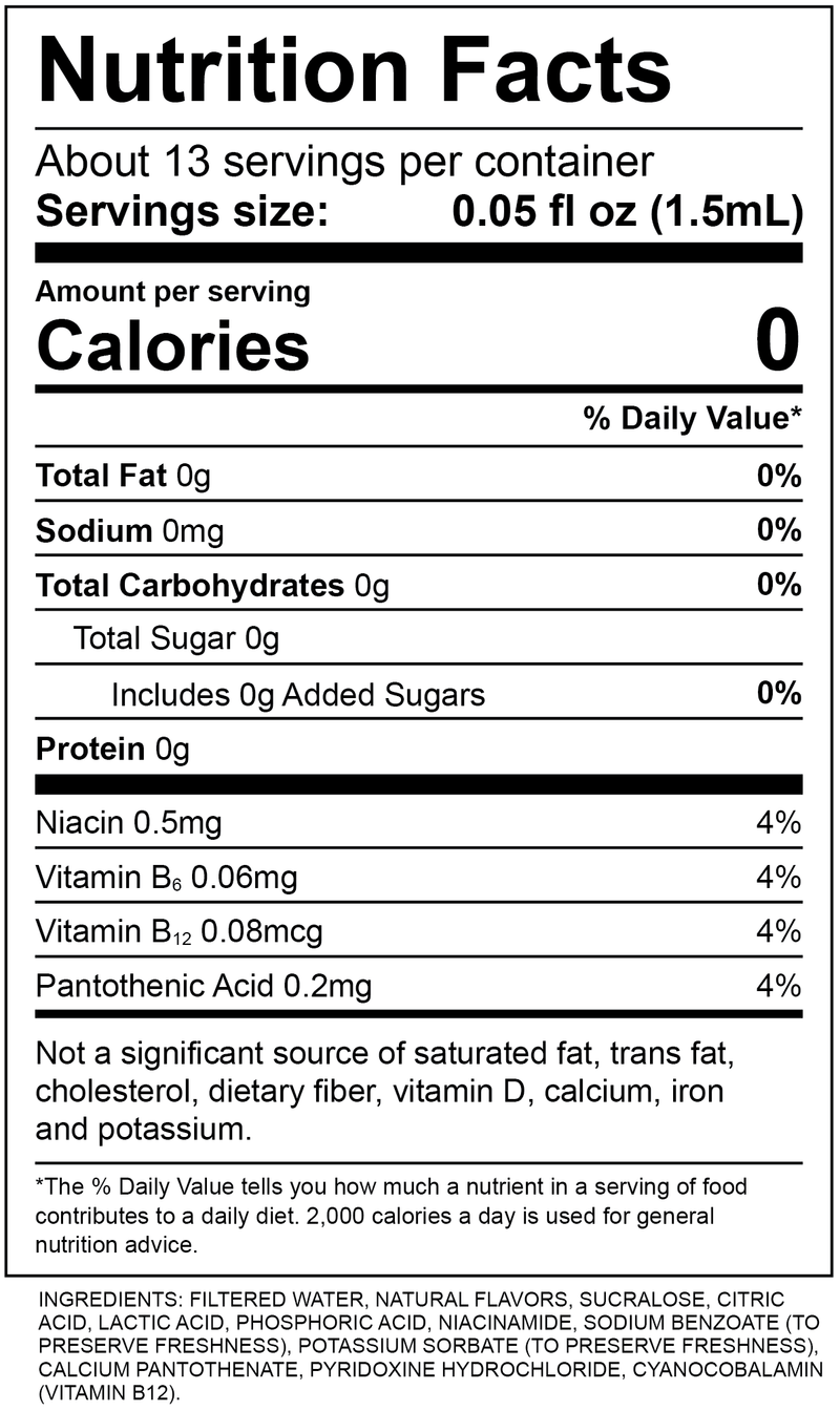 Natural Fruit Flavored LifeSip Pear Lemon Twist L82Z - Vitamin-Infused Natural Refreshing Flavor Core Detail
