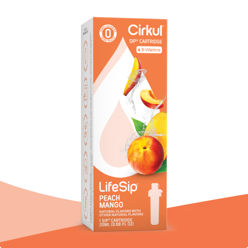 Natural Fruit Flavored LifeSip Peach Mango RH3C - Sugar-Free Fruit Flavor Cartridge Refill - Default Title