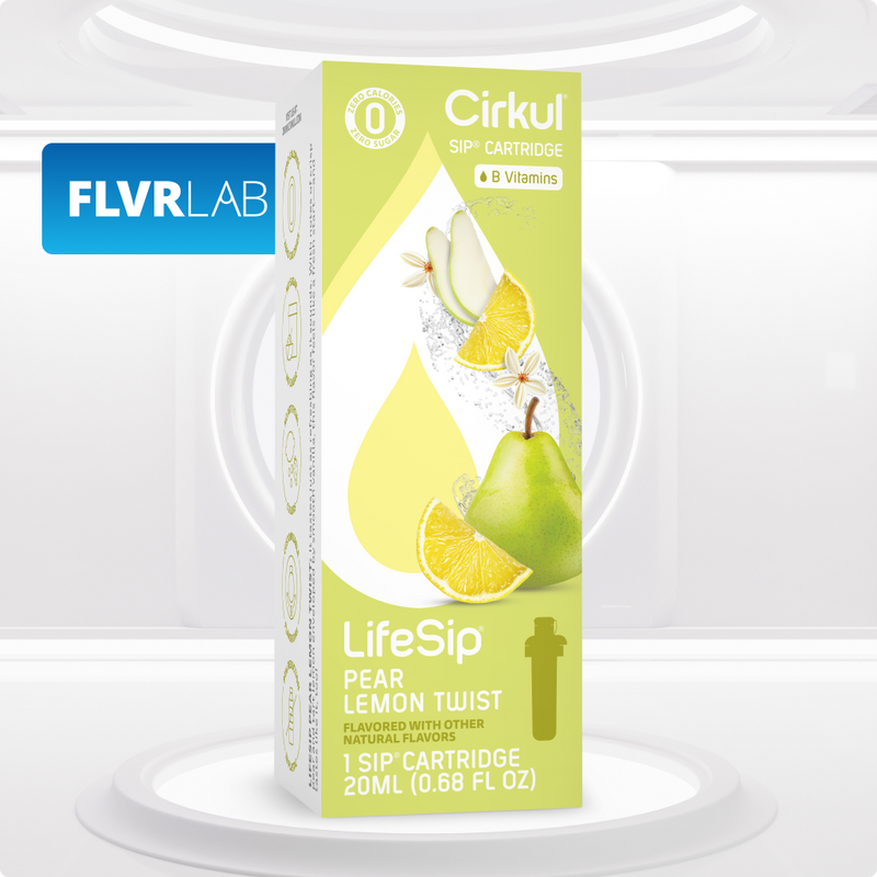 Natural Fruit Flavored LifeSip Pear Lemon Twist L82Z - Vitamin-Infused Natural Refreshing Flavor Core - Default Title