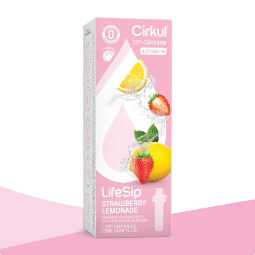 Zero-Calorie LifeSip Strawberry Lemonade (Stevia) QJJ2 - Vitamin-Infused Natural Refreshing Flavor Core - Default Title