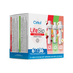 Vitamin-Infused LifeSip 6-Pack Variety Pack PN3A - Electrolyte Hydration Enhanced Taste Cartridges Detail