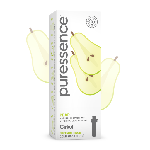 Sugar-Free Puressence Pear (Unsweetened) QE9E - Zero-Calorie Multi-Flavor Sip Pods for Water Bottle - Default Title