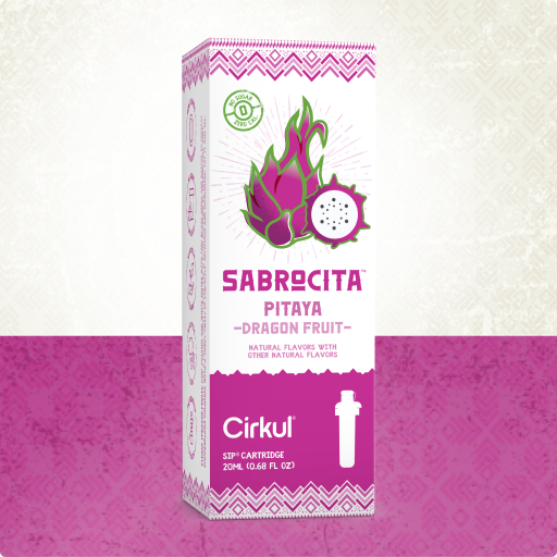 Natural Fruit Flavored Sabrocita Dragon Fruit HI11 - Sugar-Free Fruit Flavor Cartridge Refill - Default Title