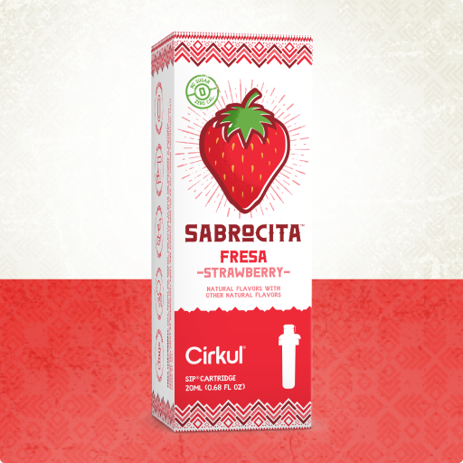 Natural Fruit Flavored Sabrocita Strawberry 3QID - Vitamin-Infused Natural Refreshing Flavor Core - Default Title